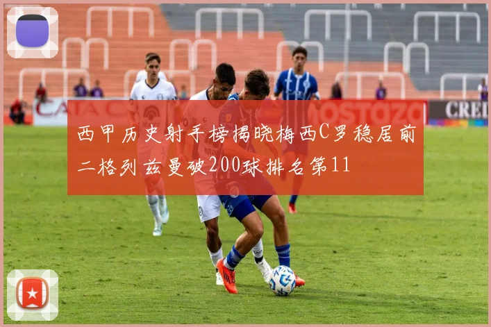 西甲历史射手榜揭晓梅西C罗稳居前二格列兹曼破200球排名第11